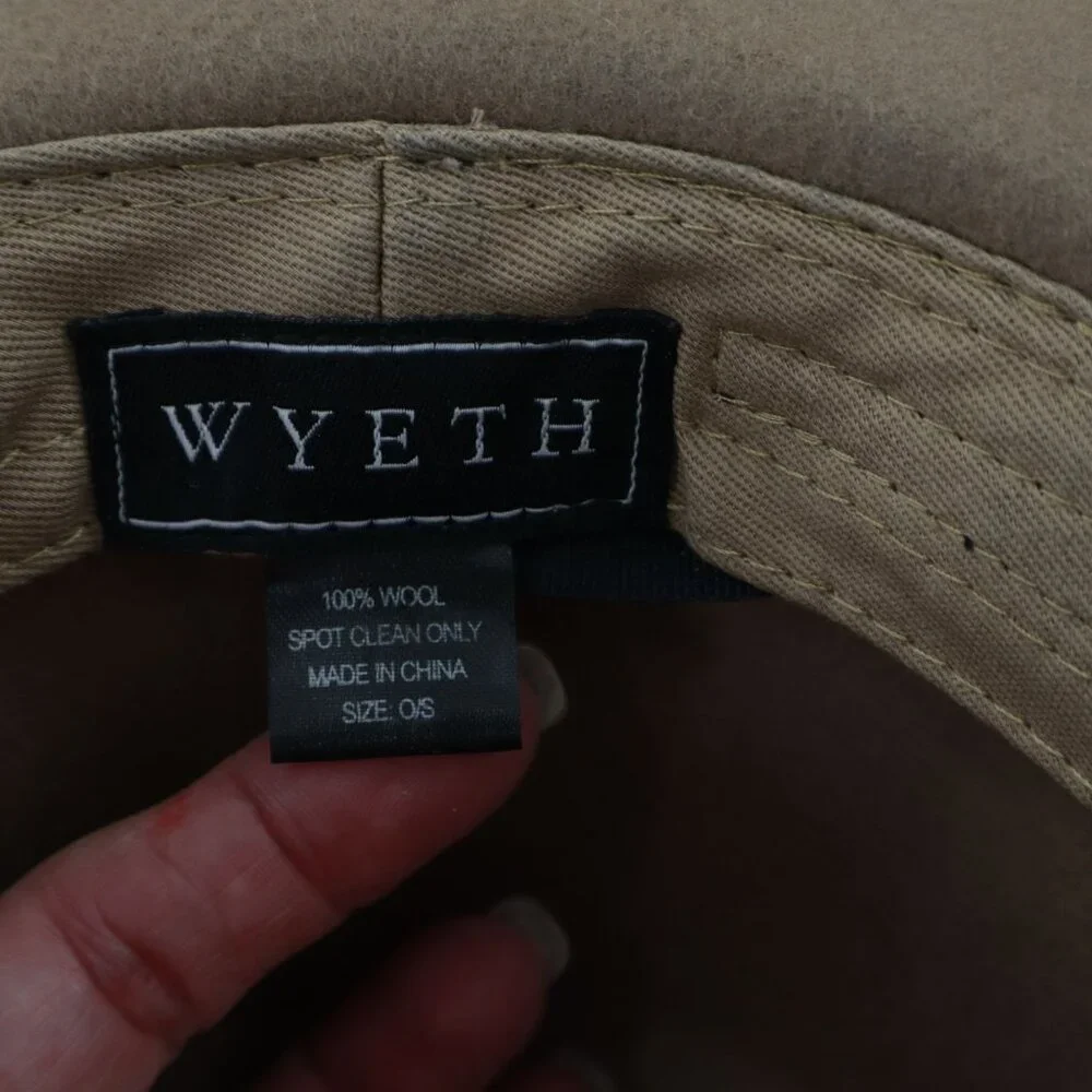 Wyeth Logan Rancher Wool Hat Unisex O/S Classic Fall Distinguished Winter Staple